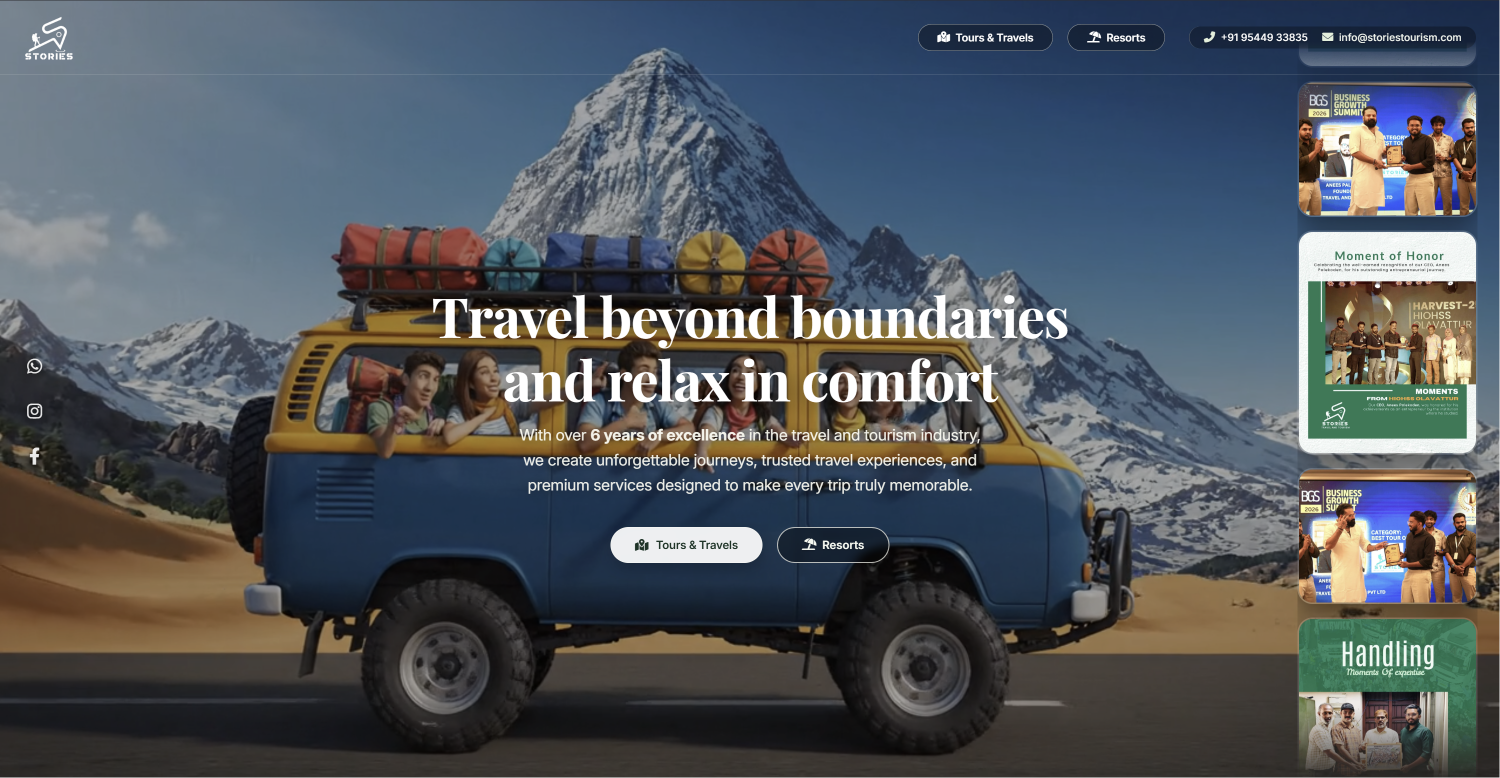 STORIES TRAVEL & TOURISM
